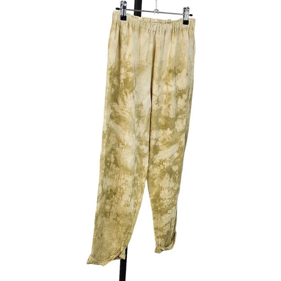 Oh  My Gauze Womens Pull On Cotton Pants Size 1 US Small/Medium Tie Dye Flowy - Picture 4 of 9